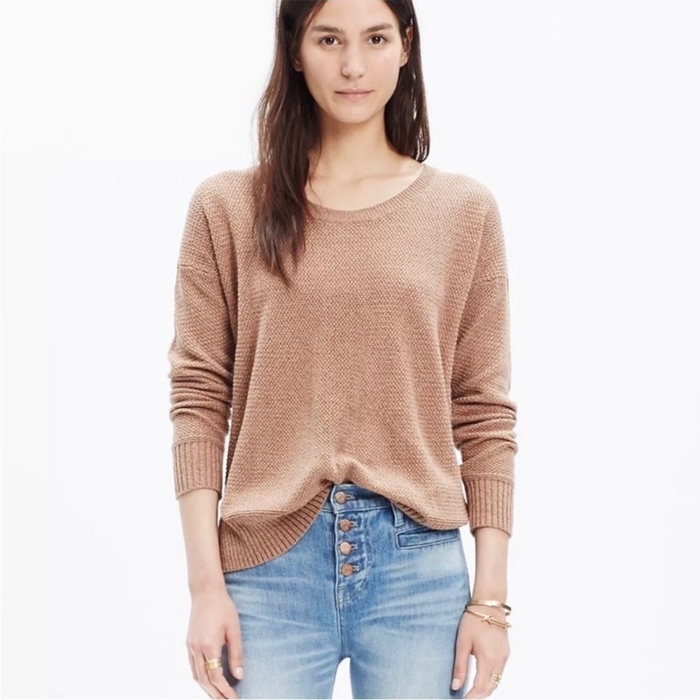Madewell Waffle Knit Sweater Size M